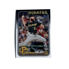 2024 Topps Series 2 Baseball Card #668 Colin Selby, Pittsburgh Pirates