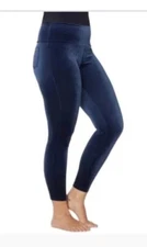 Ruby Ribbon Velvet Legging Sapphire 2x