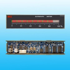 103seg LED Bargraph Panel Meter 24 96mm,0-5V Input,Red Green ,Horizontal Scale