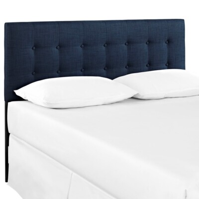 Modway Furniture Emily Full Fabric Headboard, Navy - MOD-5172-NAV