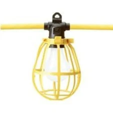 Coleman Cable Light String with Plastic Cages, 50' 58020