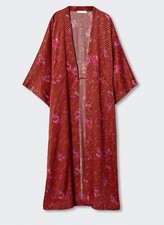 NWT Mango Flower Print Kaftan Size 8 Large $120