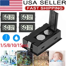  Mini Digital Lcd Indoor Temperature Humidity Meter Thermometer Hygrometer 