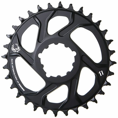 Plateau Chaîne SRAM MTB 22T LK 64mm Alu Noir 2x10 - 11.6218.023.001