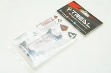 TREAL Blck Aluminum 7075 Front & Rear Bumper Mounts Set (F&R) 1/18 Traxxas TRX4m