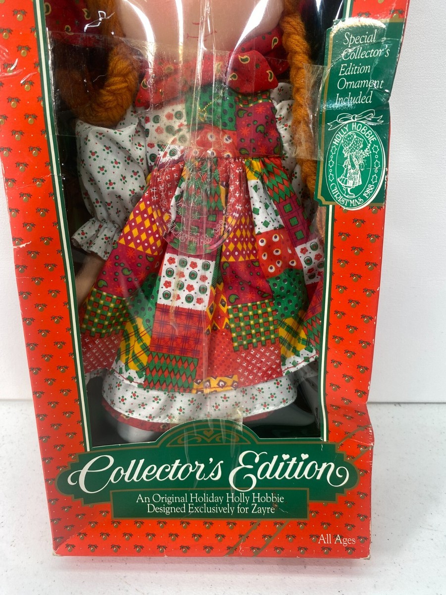 ホリーホビーアンティークドール　クリスマスバージョン50㎝ Special Collector Edition Holiday Holly Hobbie 1988 with Ornament