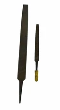 2 (Two) Vintage Nicholson Files Flat Mill Bastard USA - 1 - 10.25" - 1 - 6"