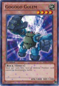 Gogogo Golem - BP01-EN164 - Starfoil Rare - 1st Edition x3 - Near Mint