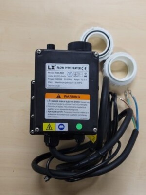 LX H30-RS1 Spa Heater 3000W Adjustable Temperature Hot Tub Whirlpool Bath