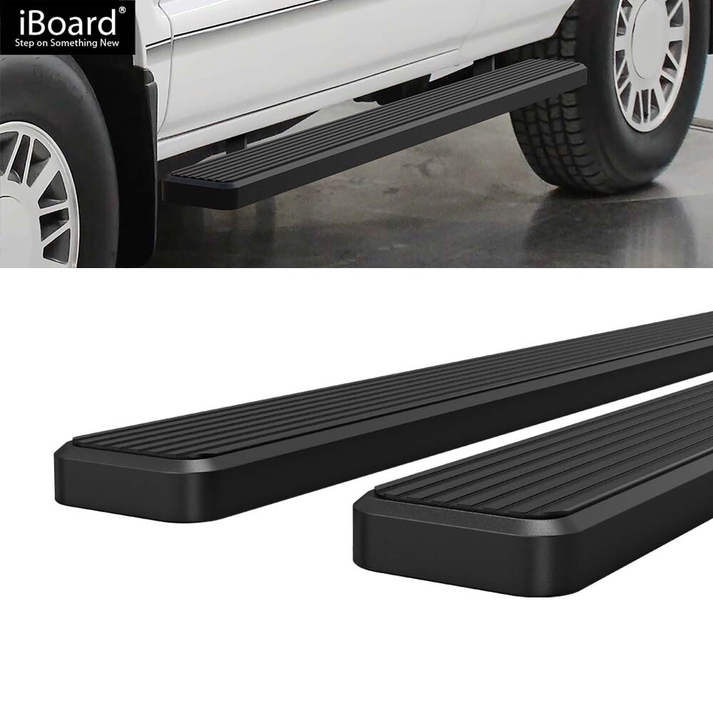 Running Board Step 6in Aluminum Black Fit Chevy Blazer GMC Jimmy 2-Door ...