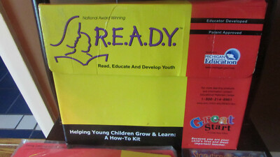 Great Start R.E.A.D.Y Helping Young Children Grow & Learn How To Kit NEW CD DVD