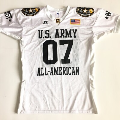 2007 U.S. Army All-American Bowl West Team White Jersey Size XXL 2XL