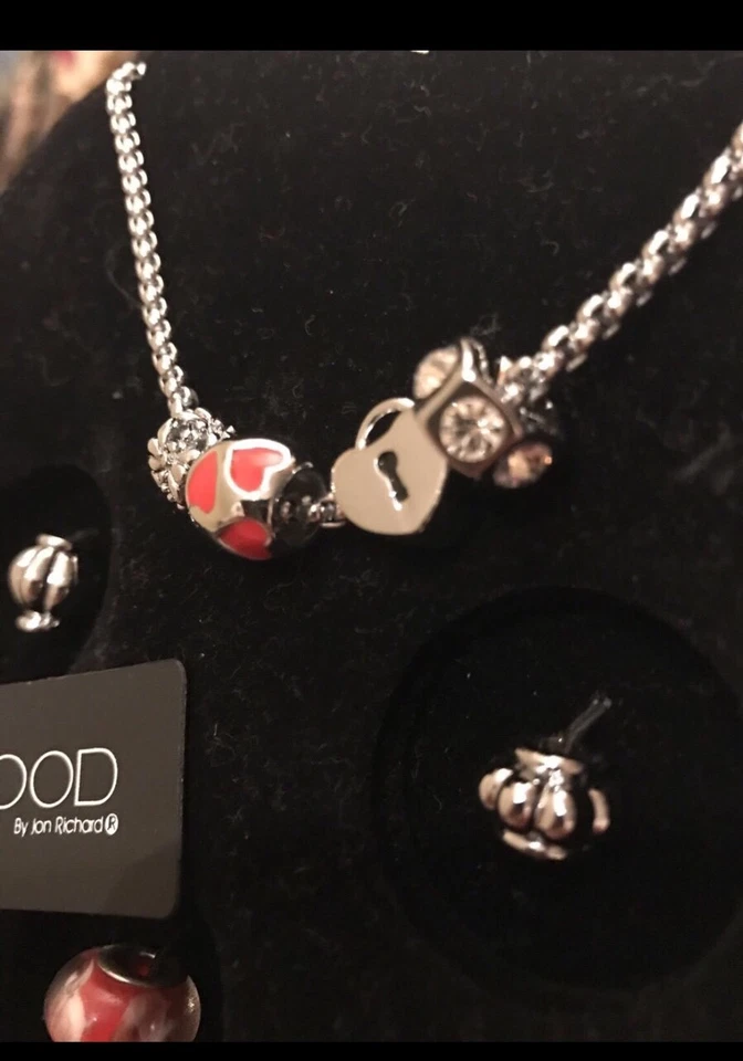 Brazalete Mood by John Richard  Collar Corazón Joyería Dijes  Caja de regalo Foto 4 de 4