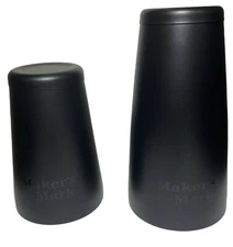 Maker's Mark Black Metal 2 Piece Shaker & Cup Set | New In Box & Free Shipping