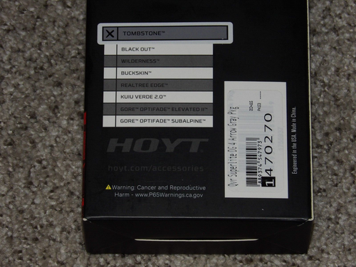 NUEVO Hoyt Carbon Superlite Desprendimiento Rápido 4 Flechas Arco Carcaj - Acabado Gris Lápida - Imagen 6 de 7