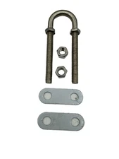 Epco Stainless Steel Bow Eye U Bolt 304 Stainless Steel 3/8" X 3"