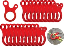 Aluminum Guyline Tensioner 20 Pieces Rope Tensioner for Outdoor Tent Camping Acc