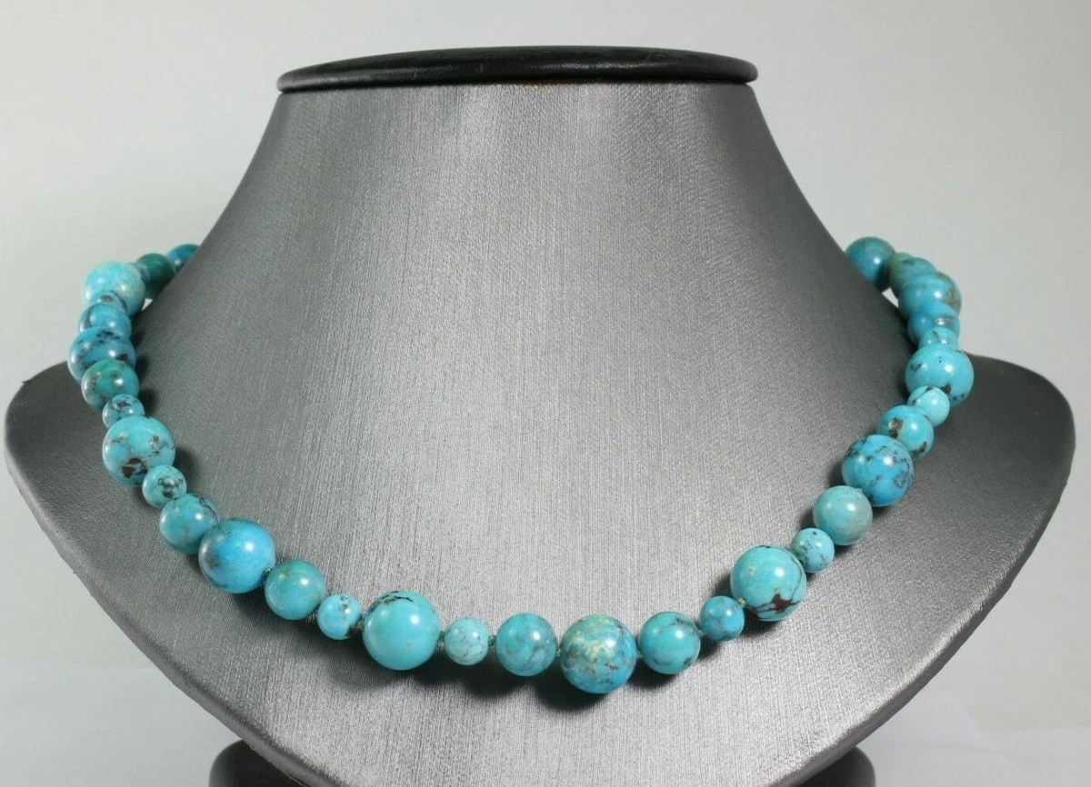 WK WHITNEY KELLY STERLING SILVER TURQUOISE NECKLACE 20