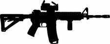 Ar-15 Rifle Gun Vinyl Decal Oracal High Quality Vinyl Armory Laptop Tool Box Suv Ar-15 Rifle Gun Vinyl Decal Oracal High Quality Vinyl Armory Laptop Tool Box Suv