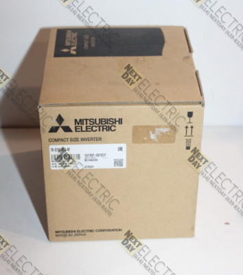 Mitsubishi, FR-D740-080-N7, VFD Variable Speed Drive Amplifier Inverter 5hp