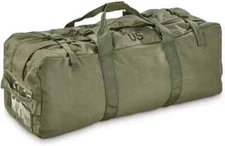US Military IMPROVED Duffel Bag ZIPPERED Duffle Bag 8465-01-604-6541 NO PAINT