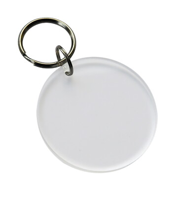 TOP PREIS-Rundanhänger-Plexiglas-Schlüsselanhänger-Keyholder-Schlüssel-Keyrings