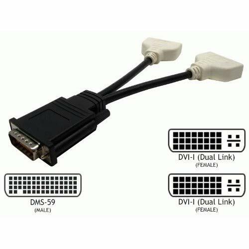Dell DMS-59 (M) to Dual DVI-D (F 