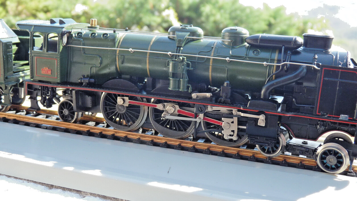 Rivarossi Ho Locomotive Vapeur 231 E 22 Sncf Calais Train
