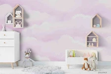 3D Watercolor Clouds Wallpaper Wall Mural Removable Self-adhesive Sticker8036