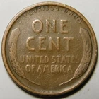 1909 VDB Lincoln Wheat Cent Penny Cleaned VG-F  "Actual Coin Pictured"