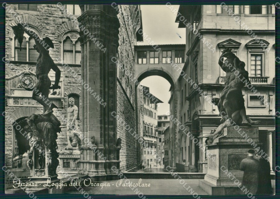 Firenze Città Loggia Orcagna Foto FG cartolina KV8009