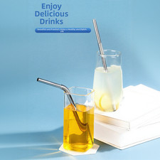 Metal Straw Bendable Section For Sipping Suitable For Hot And Cold Drinks