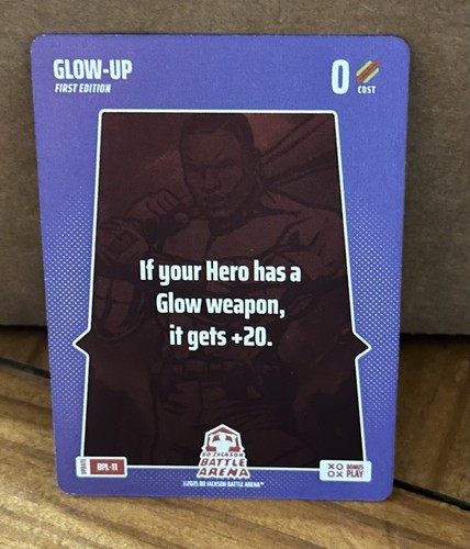 Bo Jackson Battle Arena 'Glow-Up' Secret SSP Bonus Play #BPL-11 (Foil)