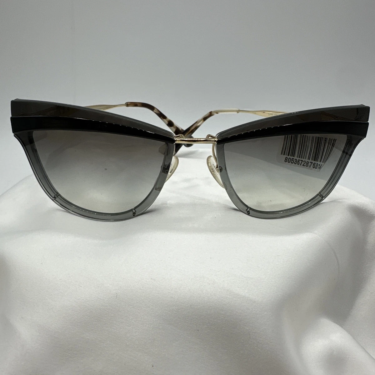 PRADA Women's Gold Cat Eye Sunglasses for sale | eBay