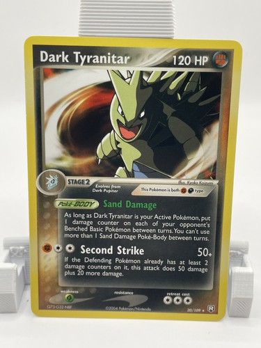 Nintendo Pokemon Dark Tyranitar 20/109 Team Rocket Returns