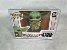 NEW Funko Pop! Star Wars Mandalorian #379 The Child With Frog w/ Pop Protector