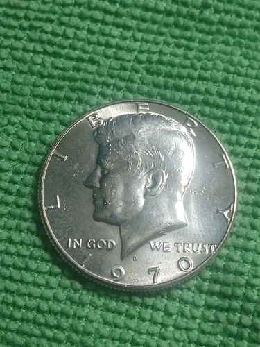 1970 D Kennedy Half 40% Silver Coin Key Date BU Nice Coin