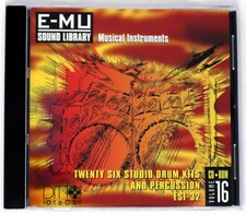E-MU Systems Sound Library 16 26 Studio Kits Sample/Sound Library/Sampling CD