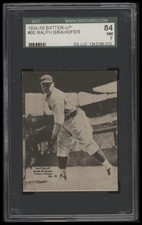 1934 BATTER-UP RALPH BIRKOFER 90 NRMT R318 SGC 7 BASEBALL PITTSBURGH PIRATES