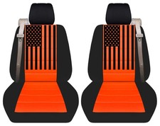 2front Suv Car Seat Covers Blk-orange Wusa Flag Fits Chevy Trailblazer02-09 2front Suv Car Seat Covers Blk-orange Wusa Flag Fits Chevy Trailblazer02-09