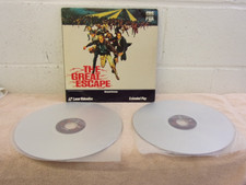 THE GREAT ESCAPE CED Video disc laser disk 1  2 STEVE MCQUEEN
