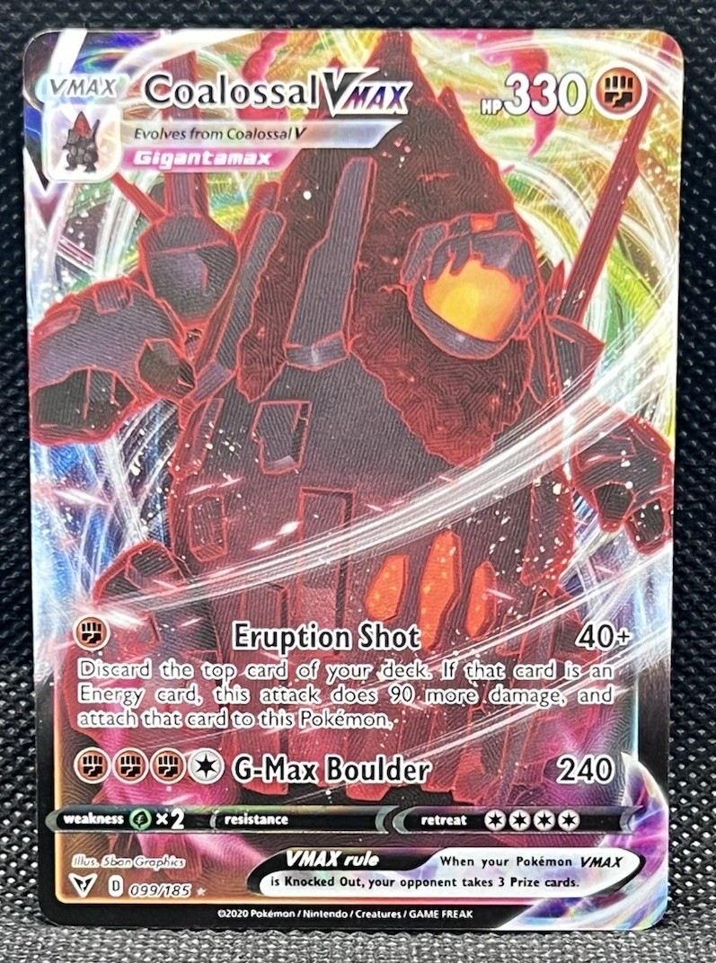 Pokémon TCG Coalossal VMAX 99/185 Vivid Voltage
