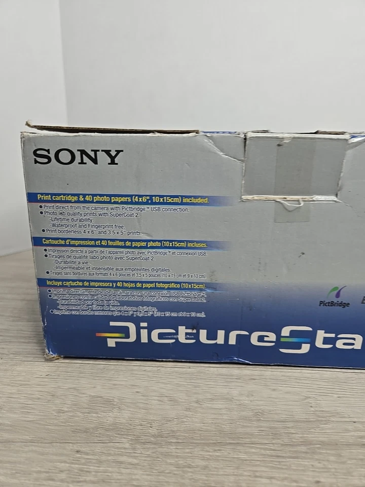 Sony Picture Station Digital Photo Printer DPP-FP30 Plus PremiumPhoto Paper 5x7 - Image 2 of 4