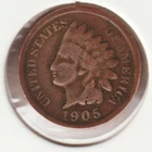 US Rare Old West 1905 Indian Head Penny Coin American Collection Shield Cent USA