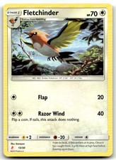 Fletchinder 13/30 Uncommon SM Trainer Kit: Lycanroc & Alolan Raichu Pokemon N...