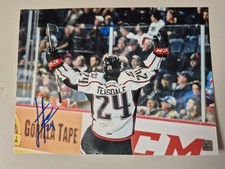 Joel Teasdale Juniors Canadiens 6x8 Photo Signed Autograph Signature LHJMQ Coa