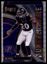 2020 Panini Select Football Ed Reed Ravens U15 Unbreakable