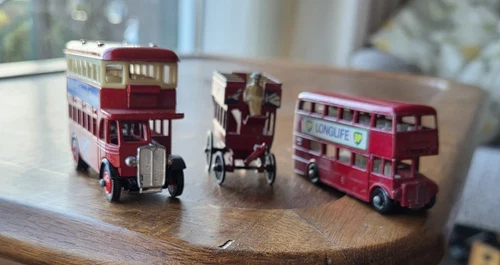 Matchbox Lesney Routemaster Bus No.5 With LONGLIFE BP + 2 others.