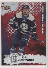 2020-21 Upper Deck Rookie Class Red Liam Foudy #RC-10 h3a