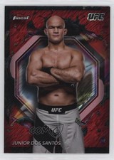 2024 Topps Finest UFC Rare Red Shimmer Refractor Junior Dos Santos #204 02l5